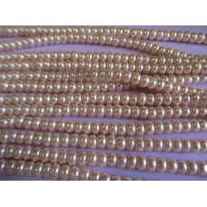 Glass Pearls Discs 3mm x 7mm
